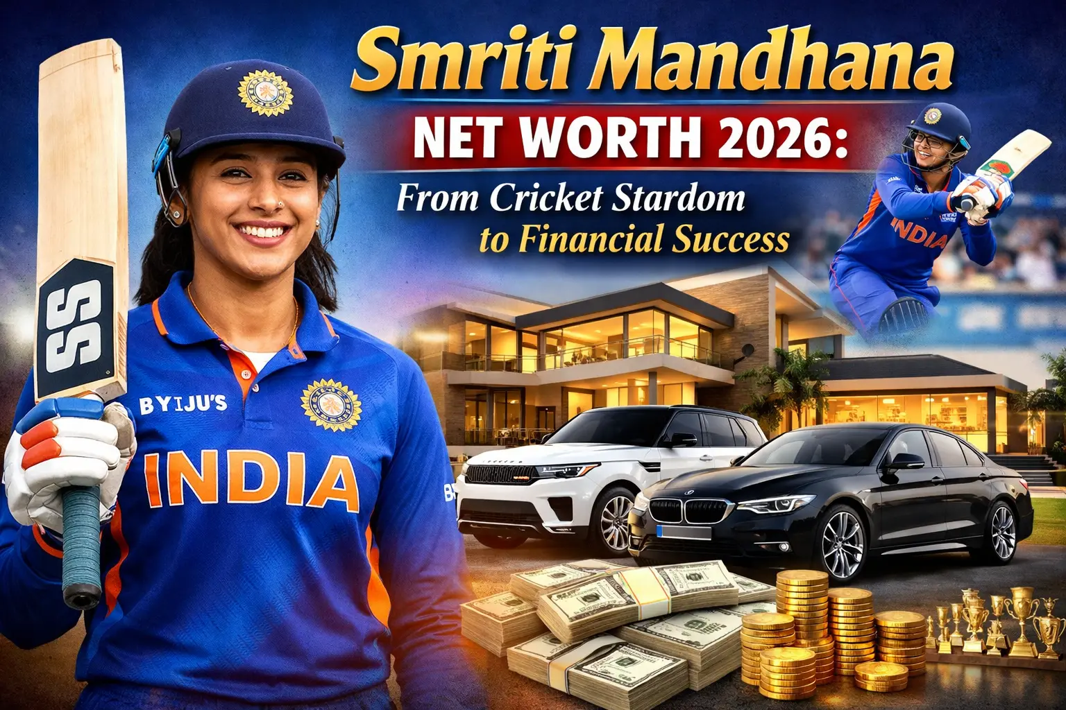 Smriti Mandhana Net Worth 2026: Income, Endorsements and Lifestyle,Bio, Smriti mandhna Age