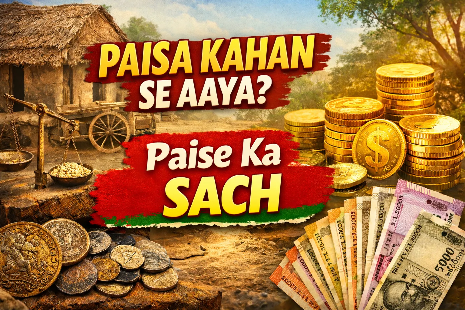 Paisa Kahan Se Aaya । Paise Ka History Aur Importance | Money Explained in Hindi । पैसे का इतिहास और महत्व | Money History in Hindi