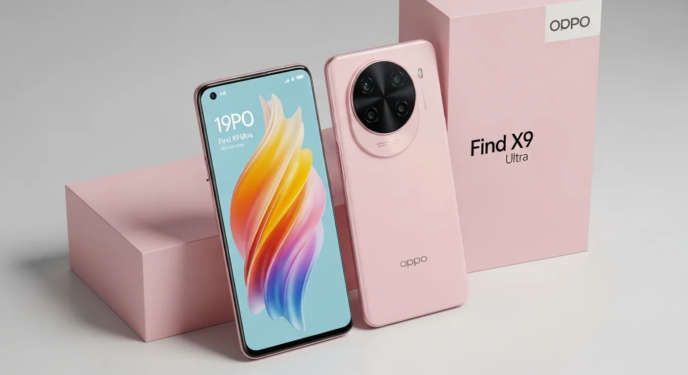 Oppo Find X9 Ultra premium flagship smartphone with curved AMOLED display and professional camera design