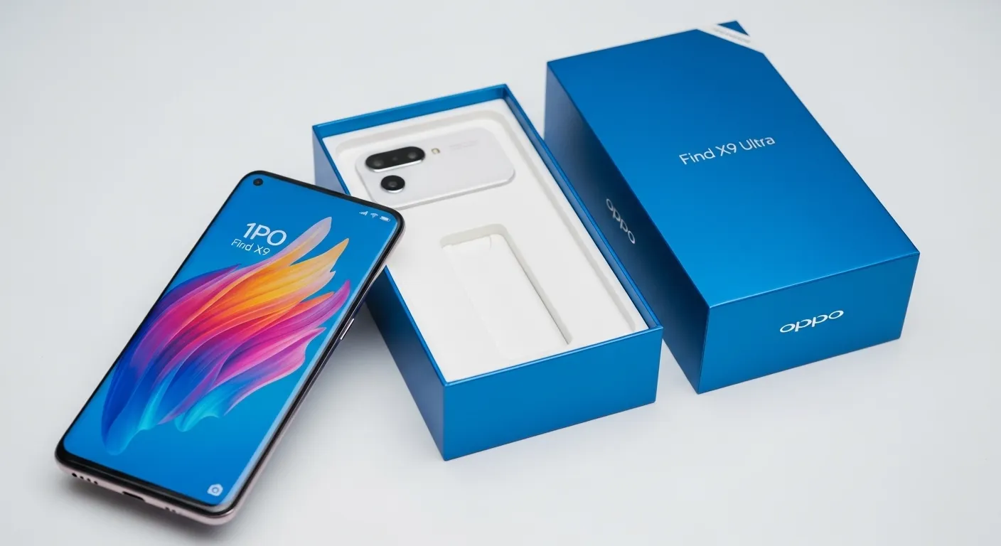 Oppo Find X9 Ultra premium flagship smartphone with curved AMOLED display and professional camera design