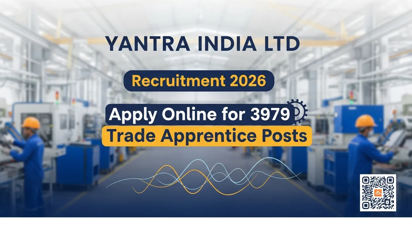 YIL Recruitment 2026 Apply Online 3979 Trade Apprentice Posts – Government Apprenticeship Opportunity”