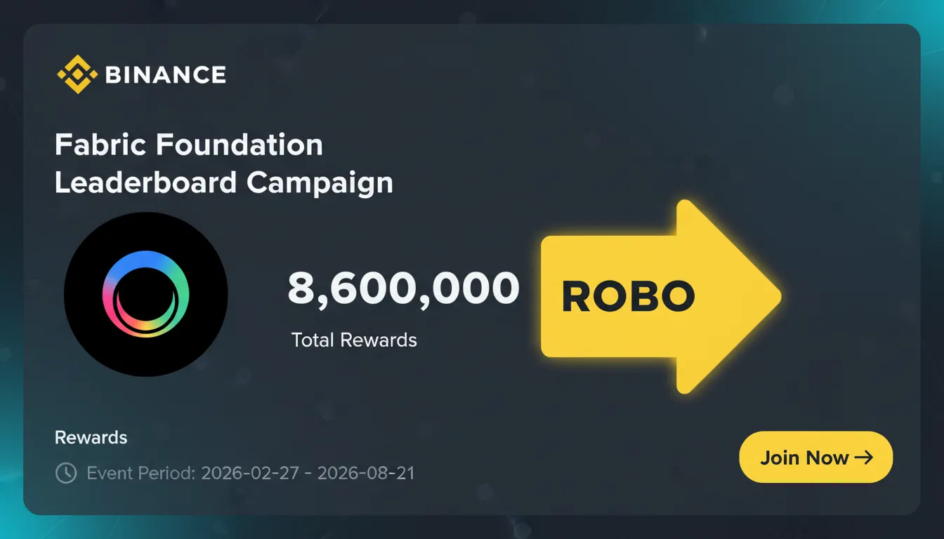 How to Earn ROBO Token Reward on Binance through the 4300000 ROBO global leaderboard reward campaign