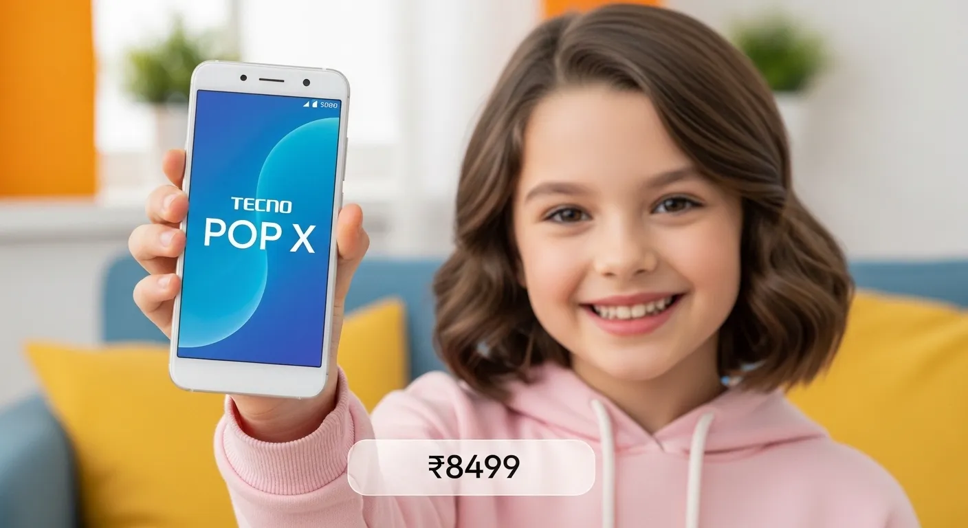 Tecno POP X 4G बजट स्मार्टफोन ₹8,499 कीमत के साथ, बिना नेटवर्क कॉल फीचर और 4G सपोर्ट