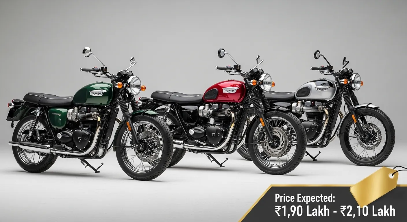 Triumph upcoming 350cc motorcycle expected to launch in India in April with modern classic design