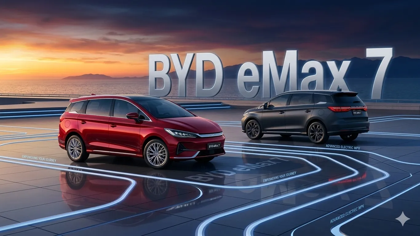 BYD eMax 7 7-सीटर इलेक्ट्रिक MPV भारत में, प्रीमियम फैमिली कार के साथ आधुनिक डिजाइन और 500KM रेंज