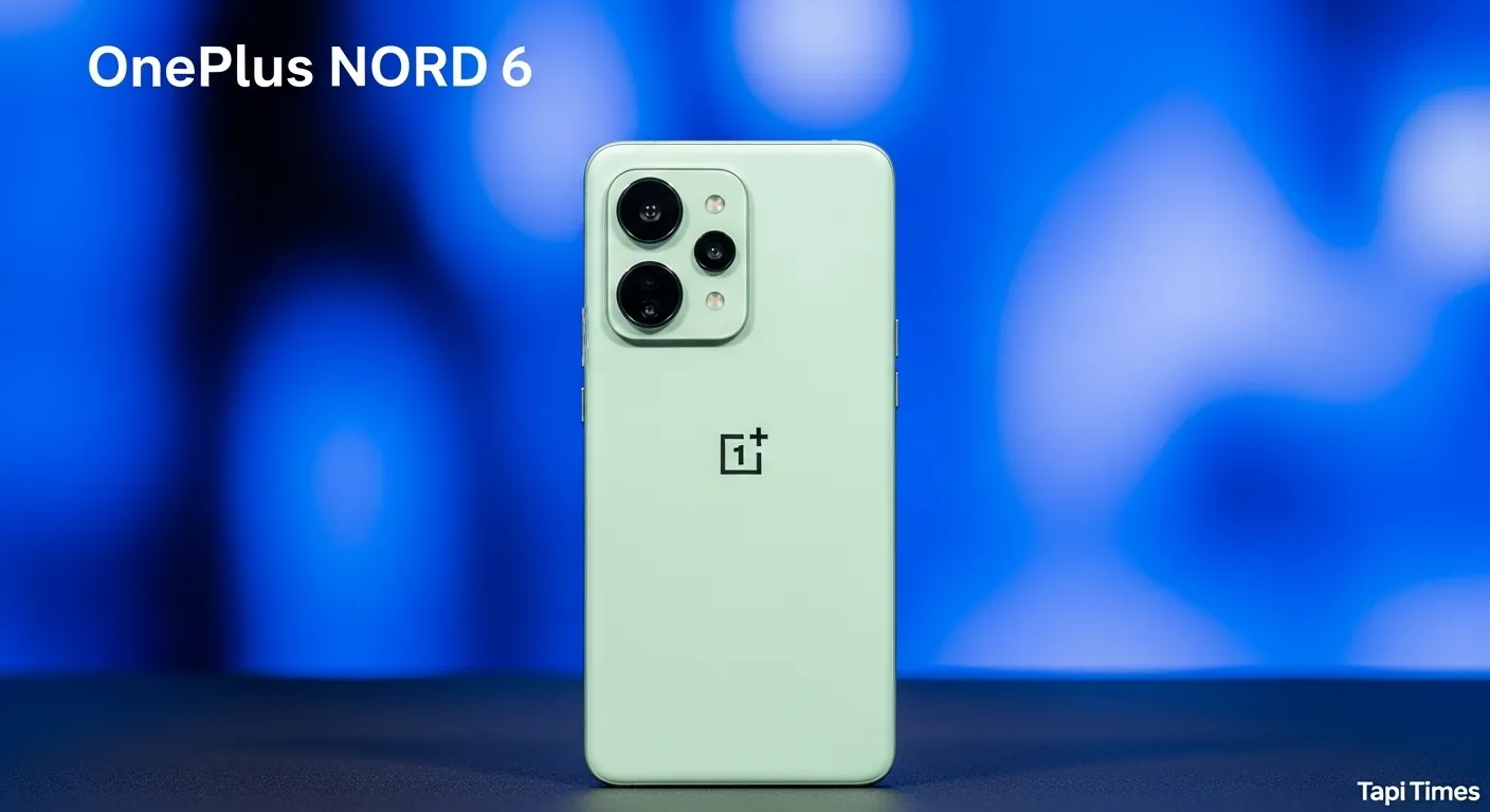 OnePlus Nord 6 back design Blue color camera module